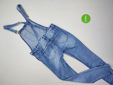 jansy: Denim, Ogrodniczki damskie, rozmiar S — 3