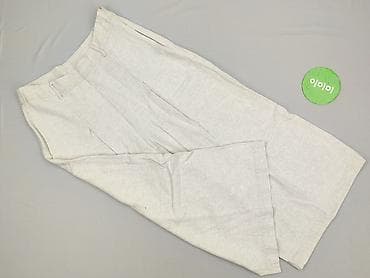 szerokie jasne spodnie: Spodnie materiałowe damskie, rozmiar S — 2
