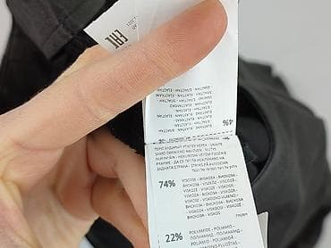 sizeer spodnie: Sinsay, Legginsy Ze skóry ekologicznej damskie, rozmiar L — 5