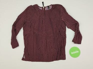 czerwona bluzki z bufkami: H&M, Women's blouse, S — 2