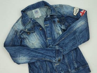 koszula bez kolnierza: Dziecięca kurtka jeansowa, 14 lat, 158-164 cm, DenimCo, stan - Idealny — 1