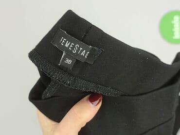 legginsy zamszowe push up: Spodnie materiałowe damskie, rozmiar M — 4