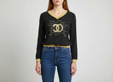 ubrania versace: Bluzka damska, rozmiar M — 1