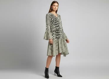 sukienka w panterkę, mohito: FRATERNITY, Sukienka damska, rozmiar S — 6