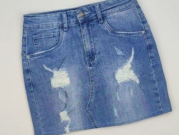 spodenki spódniczka jeans: Spódnica damska, rozmiar S — 1