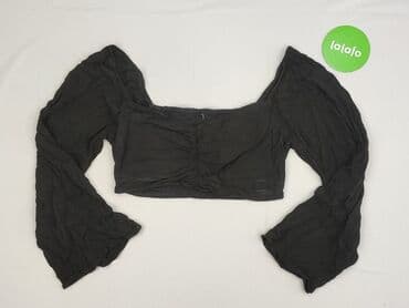 bluzka z bufiastymi rekawami: Top damski, rozmiar S — 2