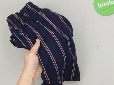 krótkie spodenki z wysokim stanem w paski: Szorty damskie, rozmiar S — 6