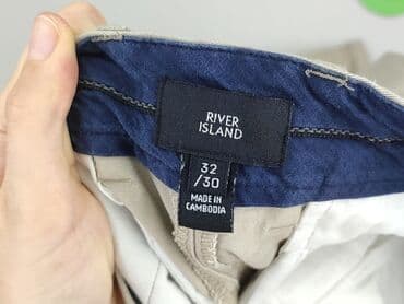 benetton chinosy damskie: River Island, Spodnie materiałowe damskie, rozmiar L — 4