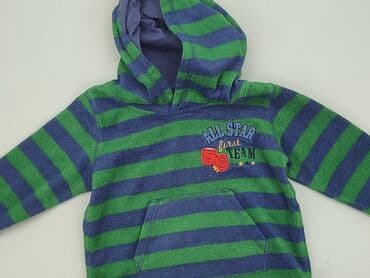 koszulka z fajnymi napisami: Sweatshirt, EarlyDays, 9-12 months, condition - Good — 1