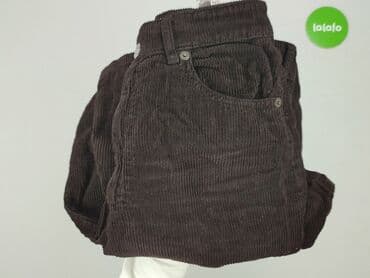 brazowa kurtka zara: Zara, Spodnie materiałowe damskie, M — 6