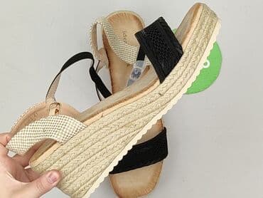 sandały simen na koturnie: Ideal Shoes, Sandały damskie, rozmiar 41 — 6