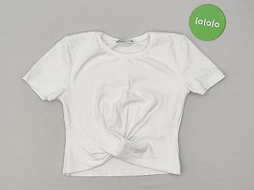 pull and bear white top: Zara, Top damski, rozmiar S — 2