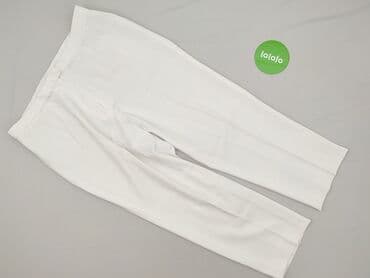 c a spodnie damskie z wysokim stanem: Spodnie materiałowe damskie, rozmiar XL — 3