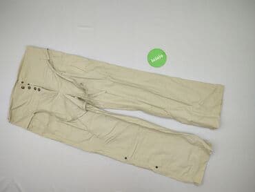 t shirty python: George, Material trousers for women, size L (EU 40) — 2
