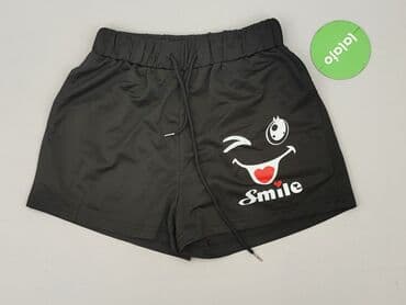 czarne krótkie spodenki dresowe: Smile, Szorty damskie, rozmiar S — 2