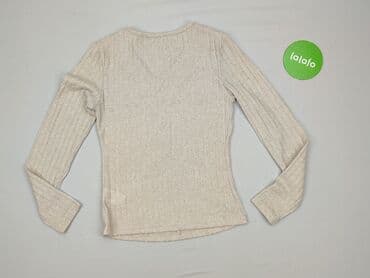 bluzki basic z dekoltem v: Shein, Sweter damski, rozmiar XS — 3