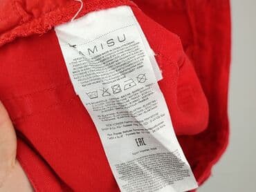 czerwone szorty damskie obcisłe: Amisu, Szorty damskie, rozmiar XS — 6
