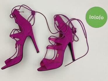 sinsay klapki na obcasie: Sandały damskie, rozmiar 38 — 3