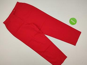 czerwone spodnie reserved: Spodnie materiałowe damskie, rozmiar 2XL — 2