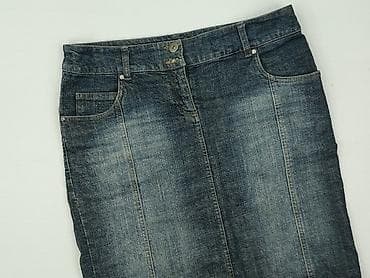 pull and bear mom fit jeans: Niebieski Księżyc, Spódnica damska, rozmiar M — 1