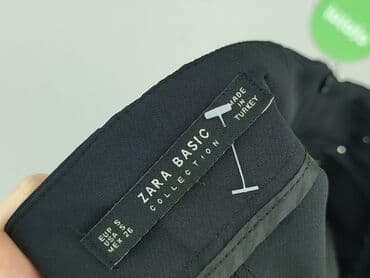 spodenki czarne krótkie: Zara, Szorty damskie, rozmiar S — 4