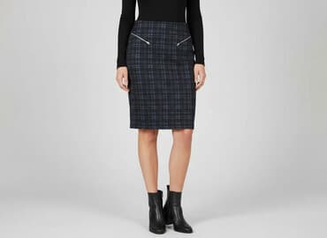 plisowane spódnice szara: Tom Rose, Spódnica damska, rozmiar L — 7