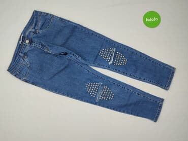 bershka spodnie hello kitty: Kiss Pink, Jeansy damskie, rozmiar XL — 2