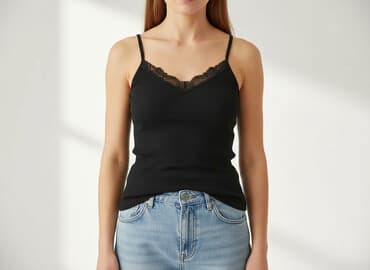 cieliste podkoszulki damskie: T-shirt damski, rozmiar S — 5