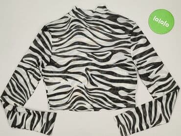 siateczkowy t shirty: Top damski, rozmiar S — 4