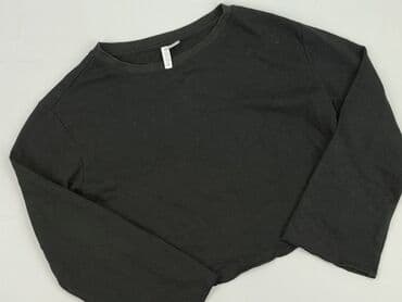 czarne t shirty damskie w serek: H&M Divided, Top damski, rozmiar XS — 1