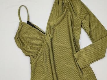 sukienki butelkowa zieleń midi: Sukienka damska, rozmiar S — 1