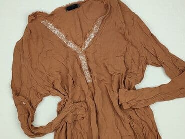 brązowa bluzki z krótkim rękawem: Bluzka damska, rozmiar M — 2