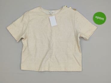 hm bluzki z krótkim rękawem: H&M, Top damski, rozmiar M — 2