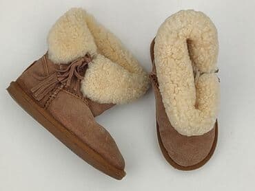 Dziewczęce buciki/kozaki niemowlęce z futerkiem - Typ: ocieplane