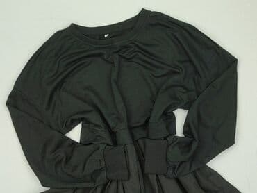 czarna sukienka ze srebrnymi dodatkami: Sukienka damska, S — 1