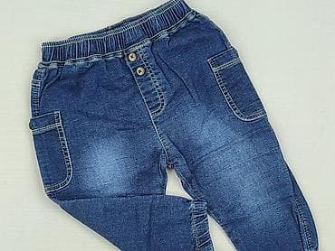 jeansy born2be: Spodnie jeansowe, 9-12 miesięcy, stan - Idealny — 1