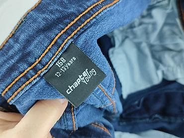 bootcut spodnie: Spodnie jeansowe, Young Style, 13 lat, 158, stan - Bardzo dobry — 4