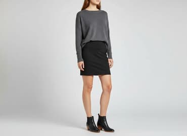 mini spódniczka czarne: C&A, Spódnica damska, rozmiar L — 7