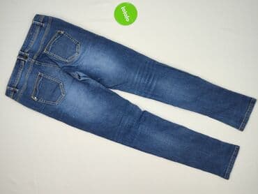 dżinsy z dziurami z wysokim stanem: Pepco, Jeansy damskie, rozmiar S — 4