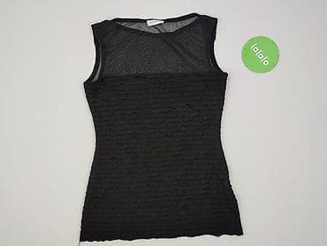 czarny tshirt: Orsay, Bluzka damska, rozmiar S — 3