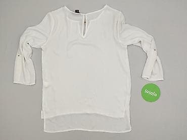 biale materialowe spodnie: Atmosphere, Bluzka damska, rozmiar M — 3