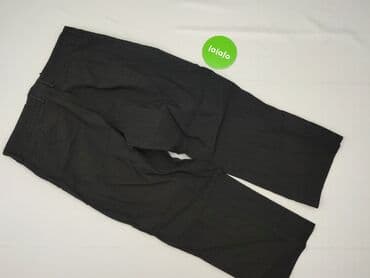 długie spodnie damskie dla wysokich: XLNT, Spodnie materiałowe damskie, rozmiar 3XL — 3