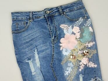 jeansowe spódnice asymetryczne: Spódnica damska, rozmiar XL — 1