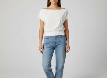 bluzka nietoperz plus size: Bluzka damska, rozmiar S — 6