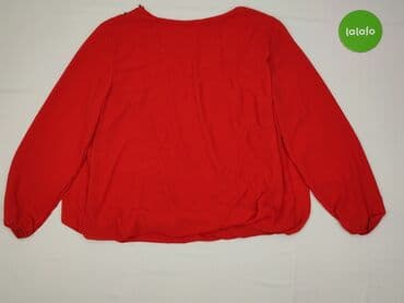 srebrne sukienki na imprezę: Women's blouse, size L (EU 40) — 3