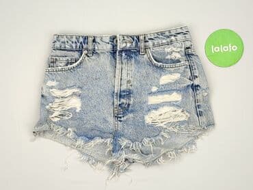 jeansy mom fit z dziurami bershka: Bershka, Szorty damskie, rozmiar S — 2