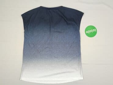 granatowy t shirty: T-shirt damski, rozmiar M — 4