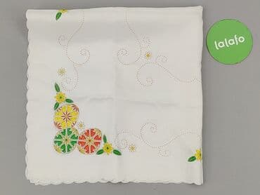 Pokrowce: Serwetka 77 x 77, kolor - Biały, stan - Bardzo dobry — 2