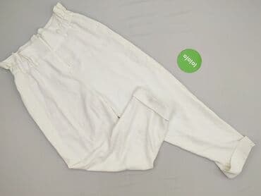 Women: SIMPLE, Material trousers for women, size M (EU 38) — 2