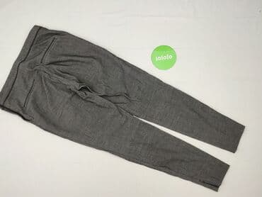 krótkie spodenki do grubych rajstop: H&M, Material trousers for women, size S (EU 36) — 3